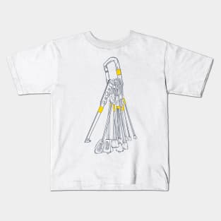 Rock climbing nuts Kids T-Shirt